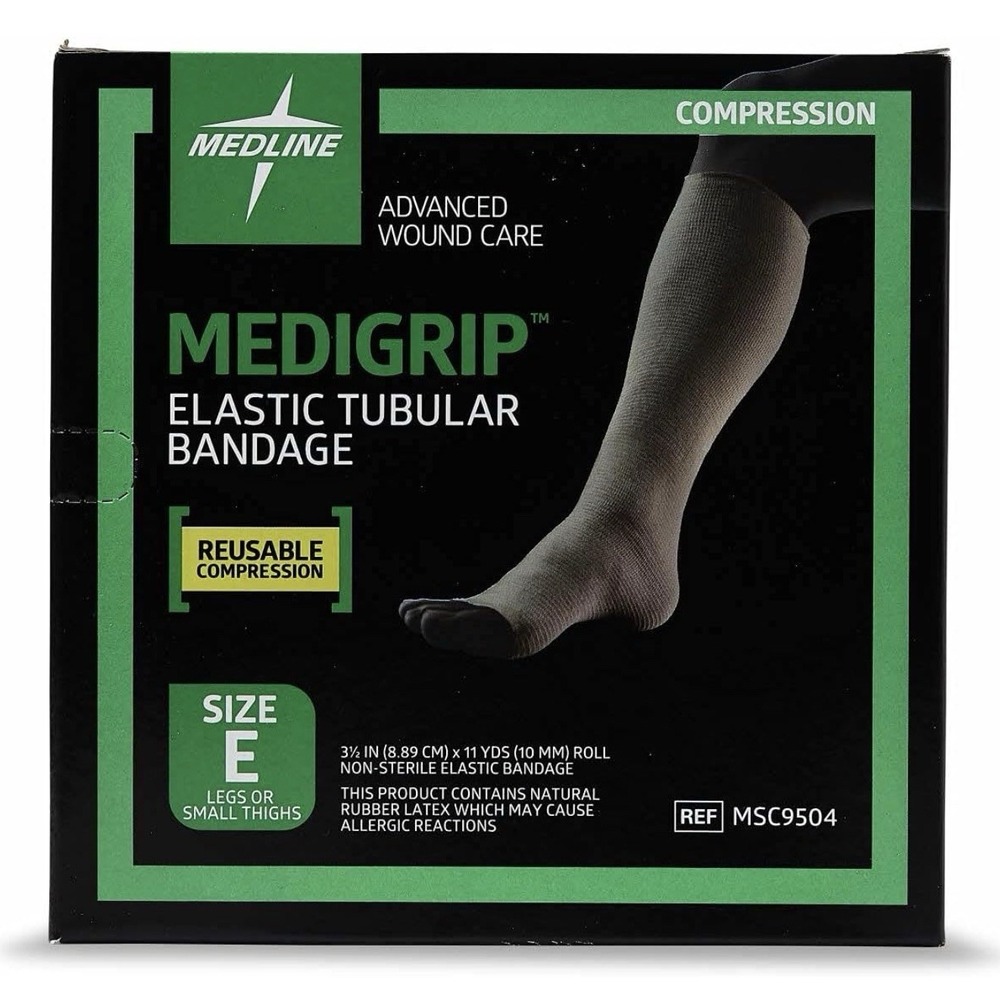 MEDLINE Medigrip Elastic Tubular Compression Bandage Size E MSC9504LF